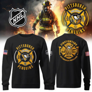 Pittsburgh Penguins x 2024 Firefighter Appreciation Night Premium Limited Long Sleeve Shirt
