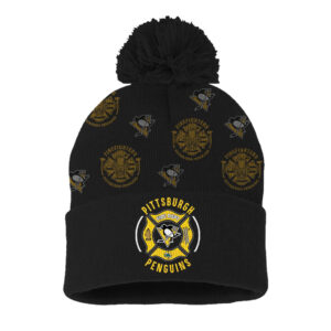 Pittsburgh Penguins x 2024 Firefighter Appreciation Night Premium Limited Bobble Hat
