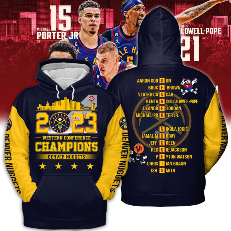 Denver Nuggets Conference Champions T-Shirt - Image 3