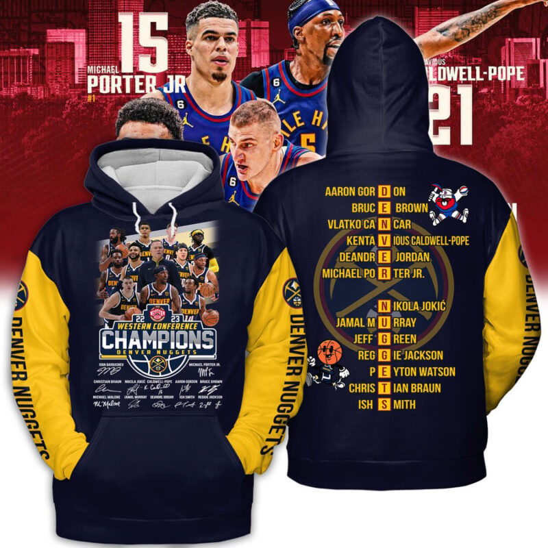 Denver Nuggets Conference Champions T-Shirt - Image 3