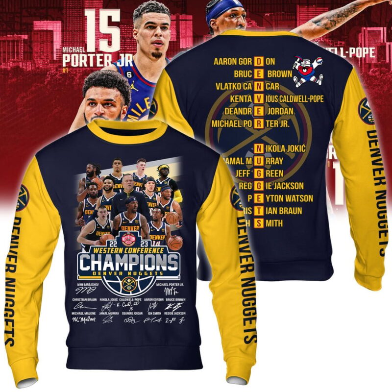 Denver Nuggets Conference Champions T-Shirt - Image 2