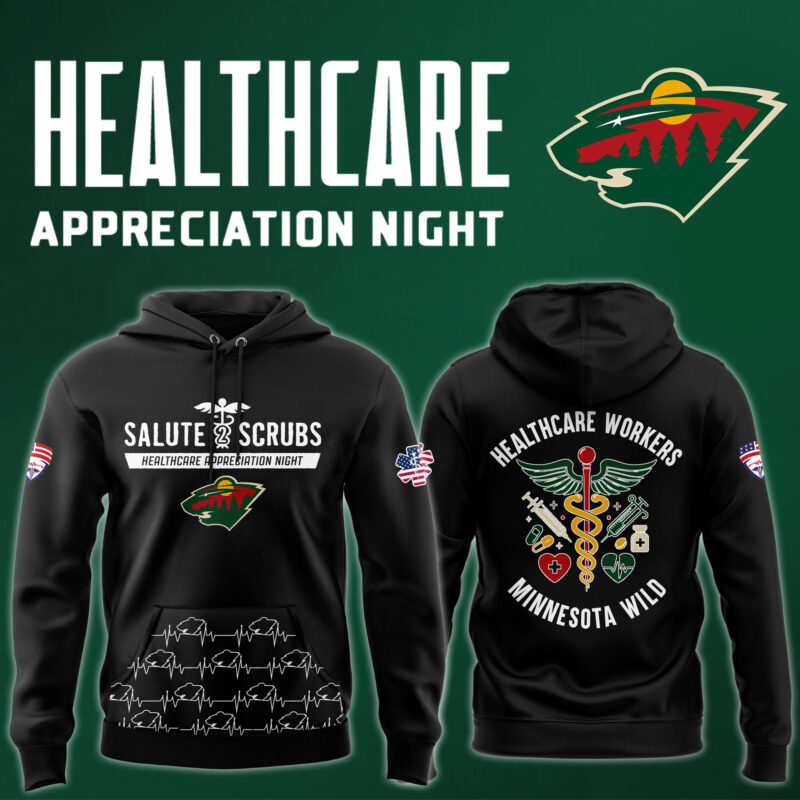 Minnesota Wild x 2025 Healthcare Appreciation Night Premium Limited Hoodie