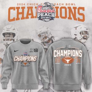 Texas Longhorns College Football Playoff 2025 Peach Bowl Champions Sweat