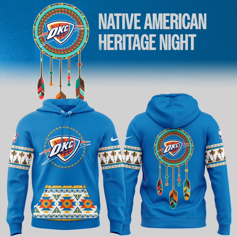 Oklahoma City Thunder Native American Heritage Night Hoodie