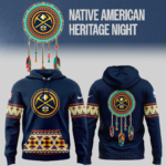 Limited Edition Native American Heritage Night Denver Nuggets Hoodie