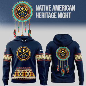 Limited Edition Native American Heritage Night Denver Nuggets Hoodie