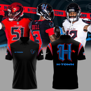Limited Edition HTown Blue Polo Shirt 2024
