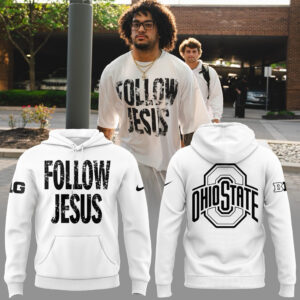 Limited Edition FOLLOW JESUS White Hoodie 2024