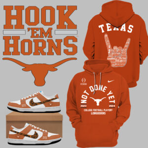 ___..Limited edition Texas Longhorns football team hoodie