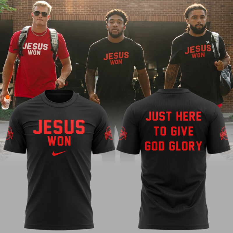 Limited Edition JESUS WON Black TShirt 2024