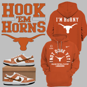 Limited edition Texas Longhorns football team hoodie 01