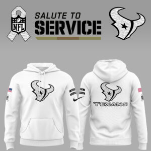 Limited Edition Houston Texans 2024 Salute to Service Hoodie