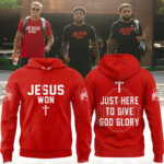 Limited Edition JESUS WON Black Hoodie 2024
