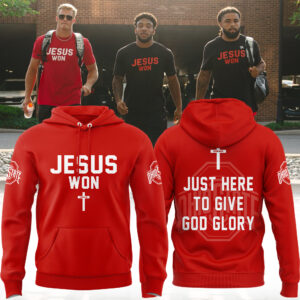 Limited Edition JESUS WON Black Hoodie 2024