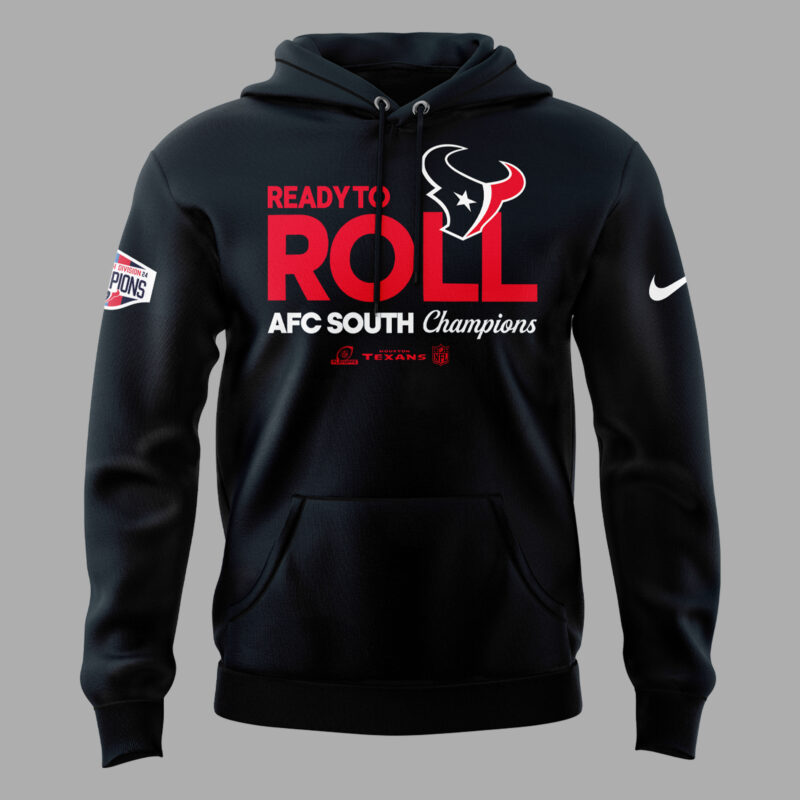 Houston Texans 2024 AFC South Division Champions Hoodie - Image 2