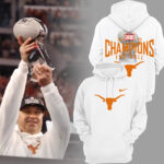 TEXAS LONGHORNS Big 12 Championship White Football Hoodie