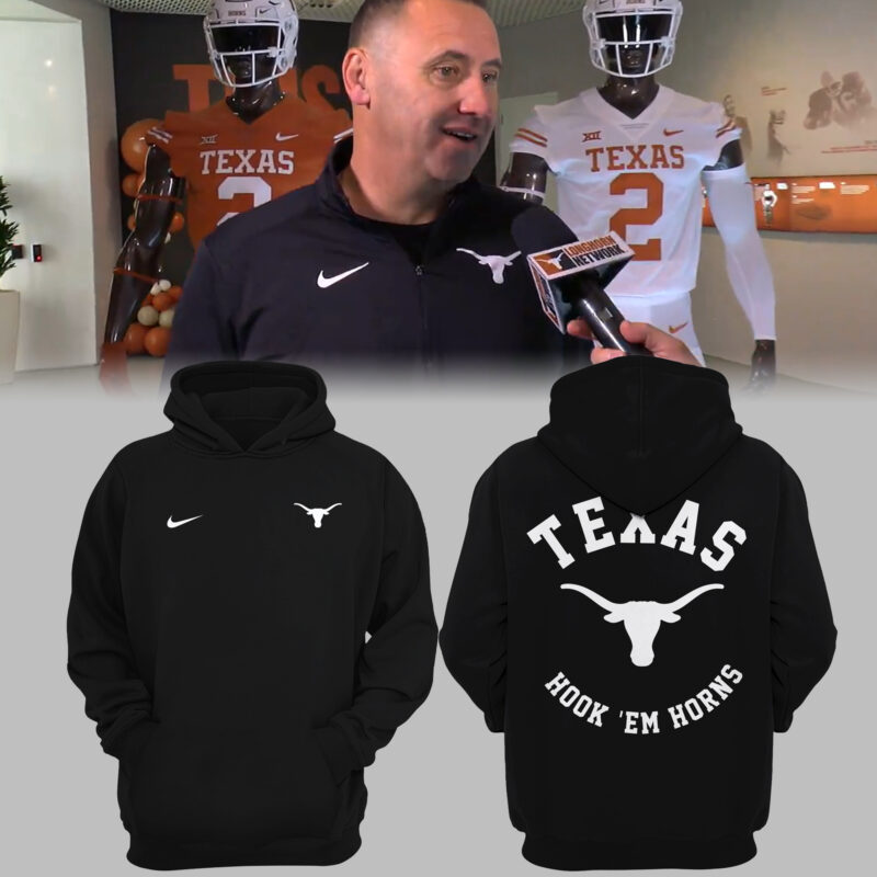 Limited edition Texas Longhorns football coach hoodie