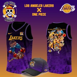 Los Angeles Lakers x FRANKY One Piece the Straw Hat Pirates Jersey