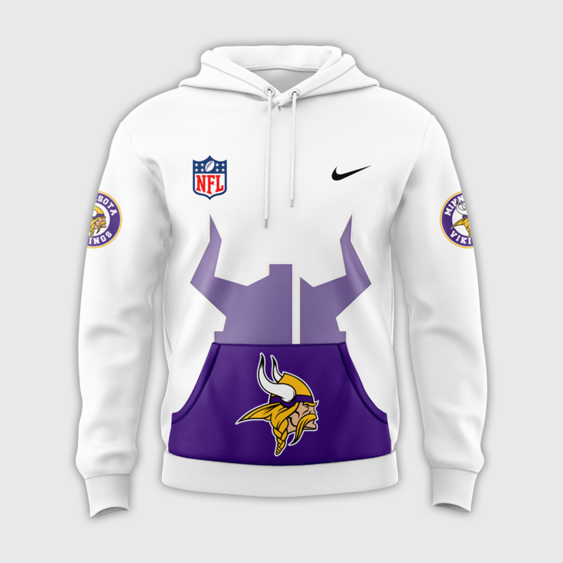 Minnesota Vikings 2024 London Hoodie - Image 2