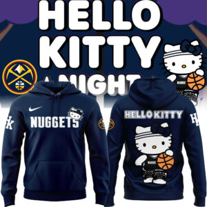 Limited Edition Denver Nuggets x Hello Kitty Hoodie 2024