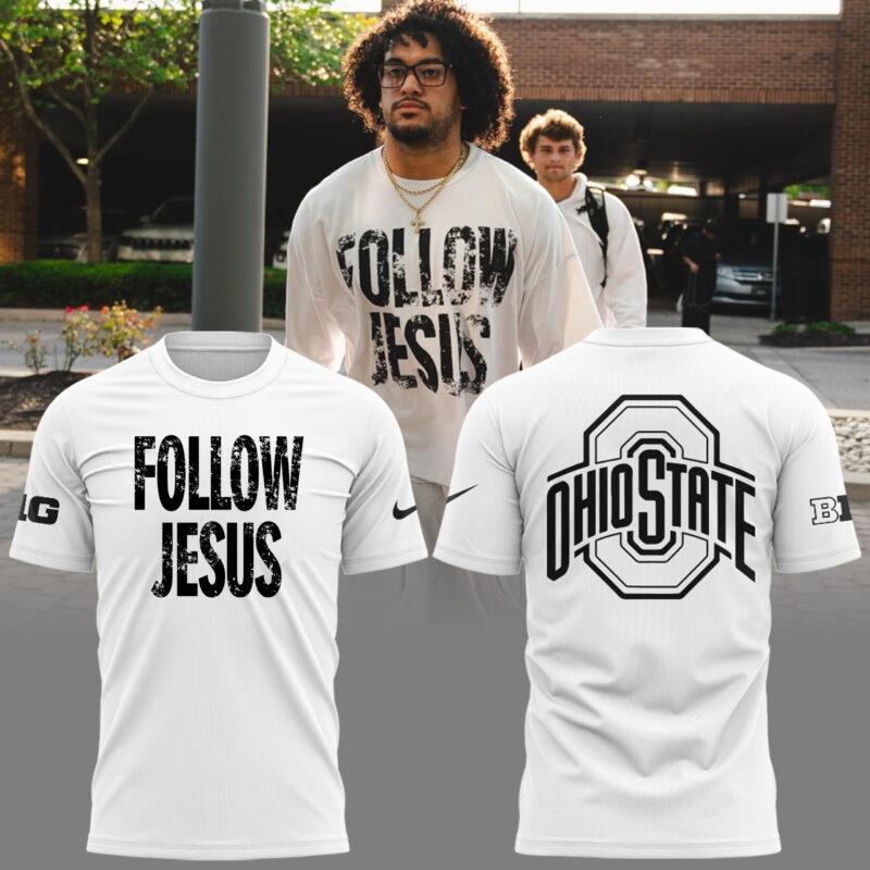 Limited Edition FOLLOW JESUS White TShirt 2024