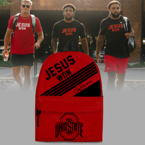 Limited Edition JESUS WON Red Backpack 2024