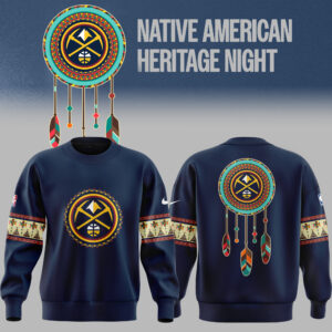 Limited Edition Native American Heritage Night Denver Nuggets Sweatshirt