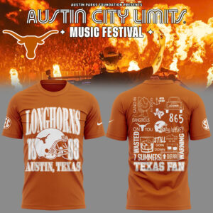 Limited Edition Texas Football x ACL Festival Orange Tshirt