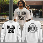 Limited Edition FOLLOW JESUS White SweatShirt 2024