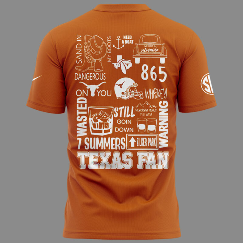 Limited Edition Texas Football x ACL Festival Orange Tshirt - Image 3