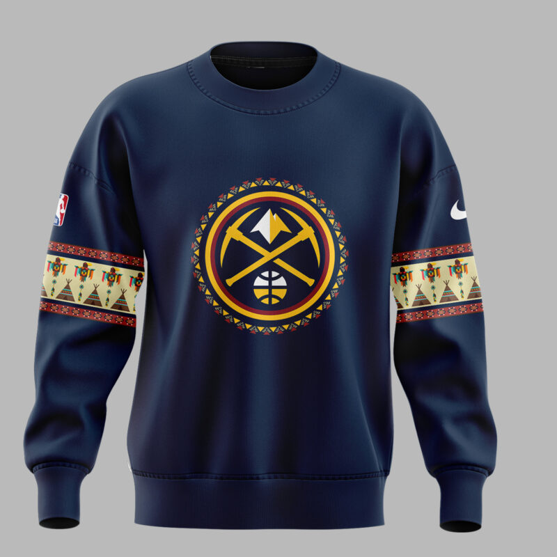 Limited Edition Native American Heritage Night Denver Nuggets Sweatshirt - Image 2