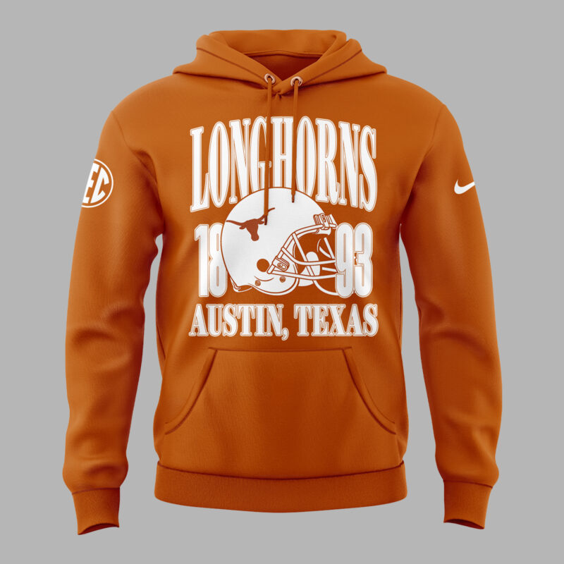 Limited Edition Texas Football x ACL Festival Orange Hoodie - Image 2