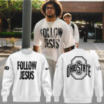 Limited Edition FOLLOW JESUS White SweatShirt 2024