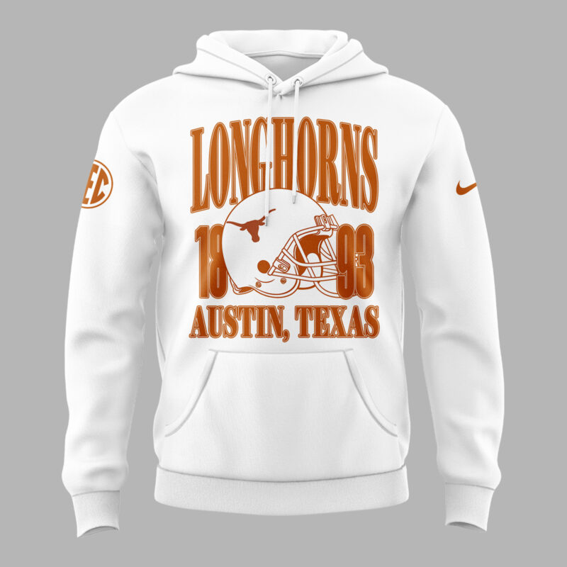 Limited Edition Texas Football x ACL Festival White Hoodie - Image 2