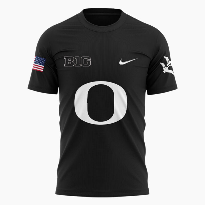 Men’s Oregon Ducks Football "Disrupt the Darkness" Game Shirt - Image 2