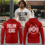 Limited Edition FOLLOW JESUS Red Hoodie 2024