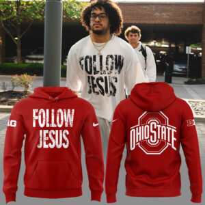 Limited Edition FOLLOW JESUS Red Hoodie 2024