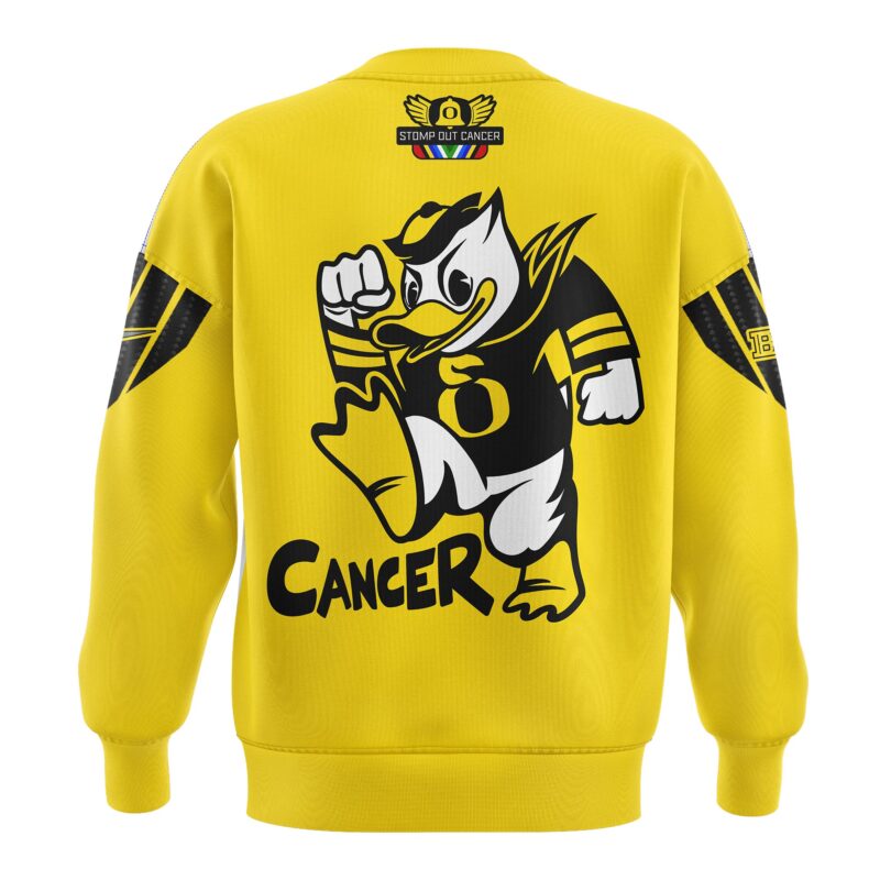 Oregon Ducks “Stomp Out Cancer” Heroes Sweater Shirt - Image 3