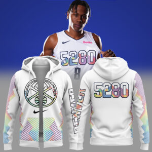 Special New Denver Nuggets City Edition Zip Hoodie 2024