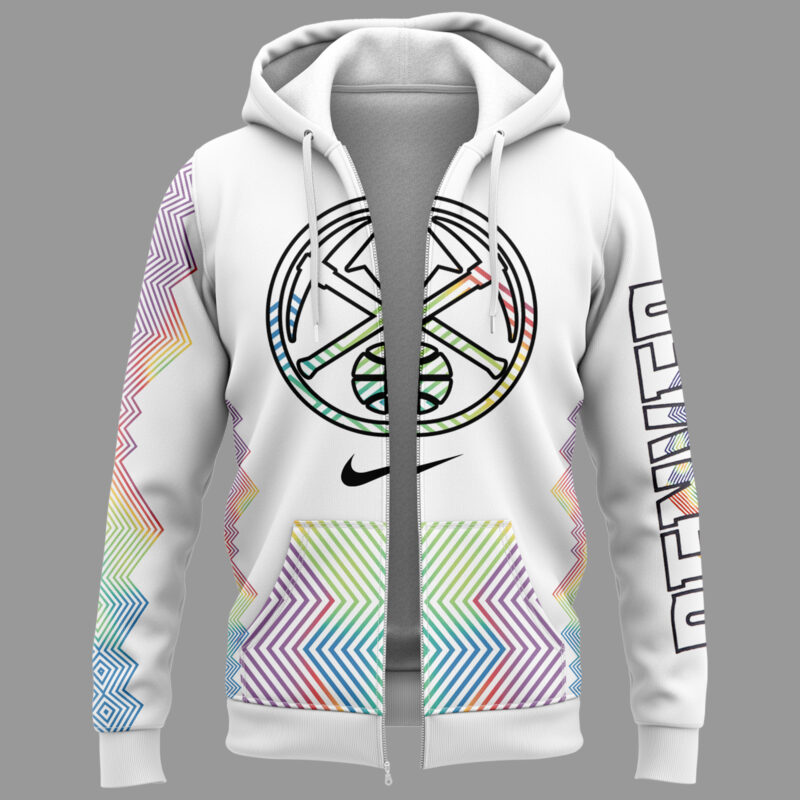 Special New Denver Nuggets City Edition Zip Hoodie 2024 - Image 2