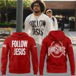 Limited Edition FOLLOW JESUS Red Hoodie 2024