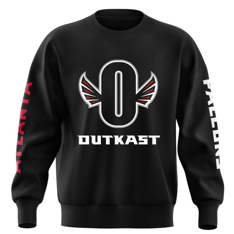Outkast x Atlanta Falcons Black Pullover Sweatshirt - Image 2
