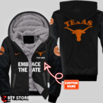 _Personalized Texas Longhorns - Fleece Zip Hoodie + Jogger + Cap
