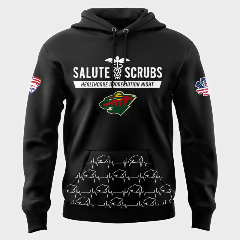 Minnesota Wild x 2025 Healthcare Appreciation Night Premium Limited Hoodie - Image 2