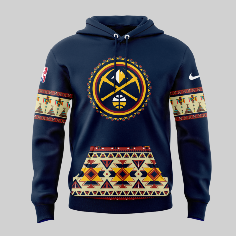 Limited Edition Native American Heritage Night Denver Nuggets Hoodie - Image 6