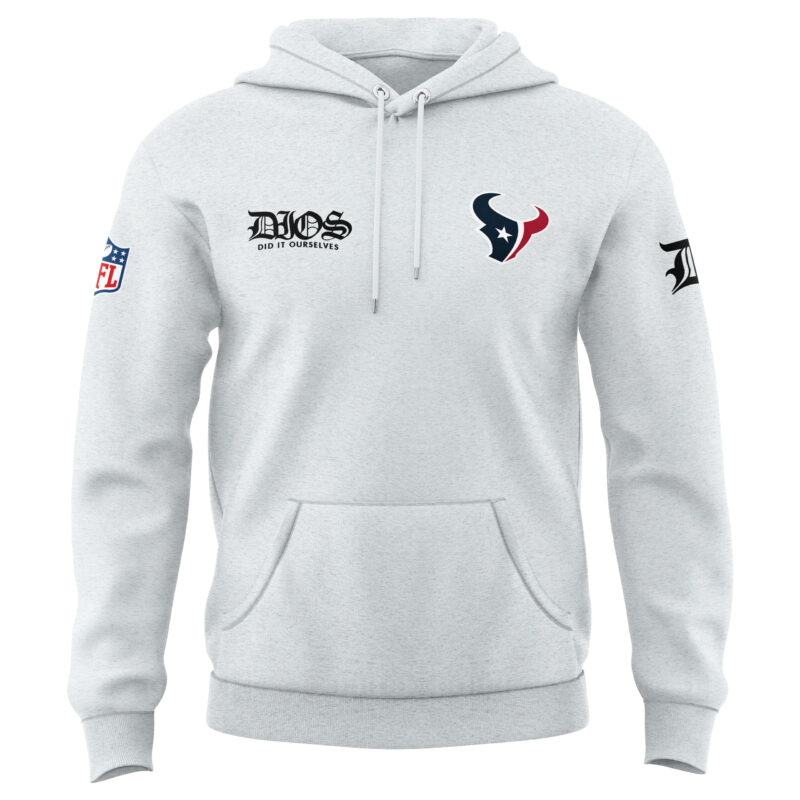 Limited Edition Houston Texans x Dios Hoodie 2024 - Image 2