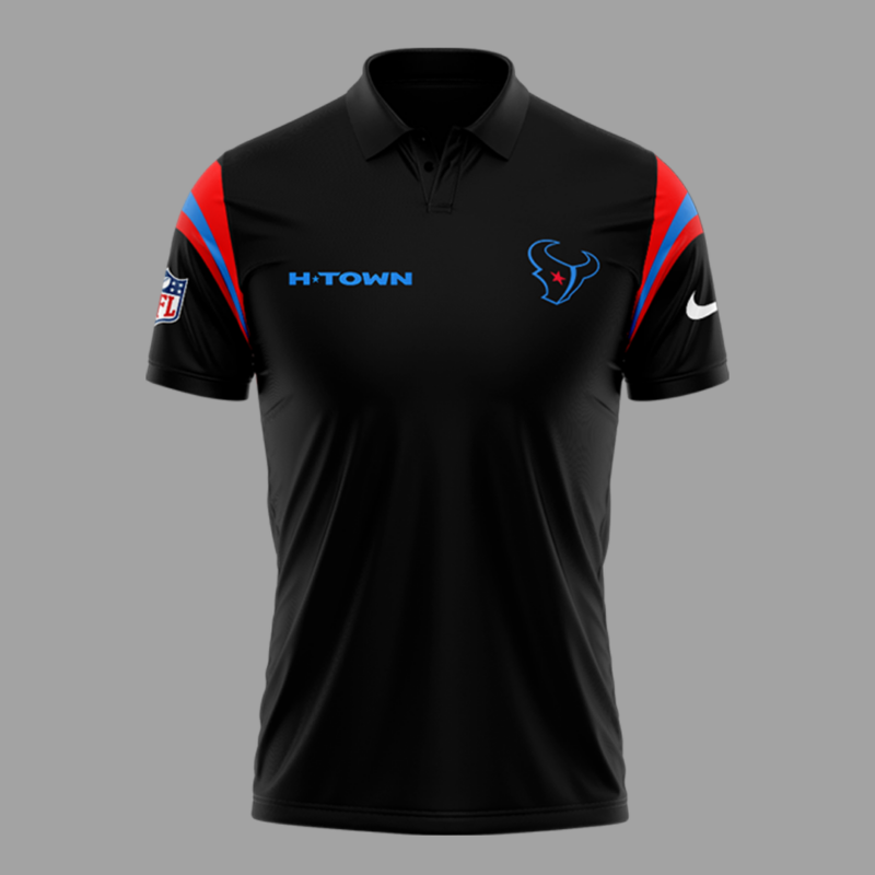 Limited Edition HTown Blue Polo Shirt 2024 - Image 2