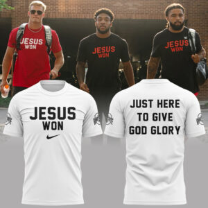 Limited Edition JESUS WON White TShirt 2024