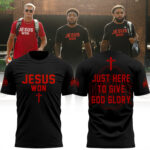 Limited Edition JESUS WON Black TShirt 2024