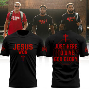 Limited Edition JESUS WON Black TShirt 2024